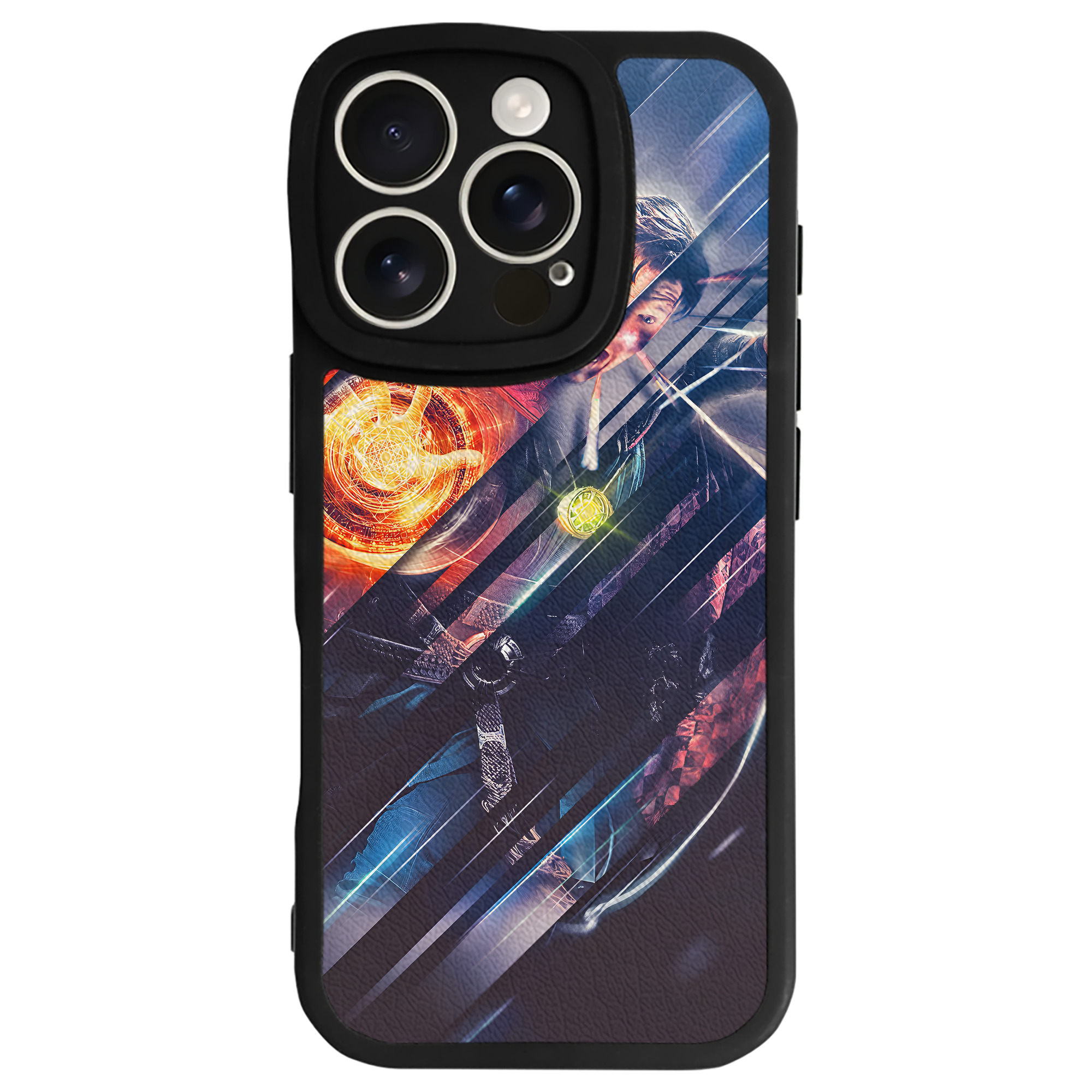 （画像用） アベンジャーズ The Avengers 【iPhone 16シリーズ対応】シリコンスマホケース（レザー調） 材質：シリコン